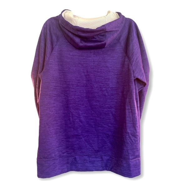 NWOT Augusta Sportswear Size M Stoked Tonal Purple Heather Hoodie - Picture 2 of 6